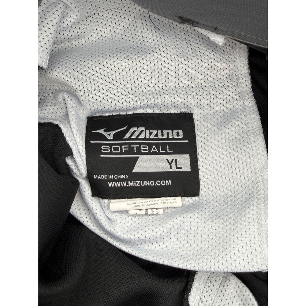 Mizuno Softball Pants Youth Large Black Knicker Style Athletic Baseball 159924 - Picture 3 of 4